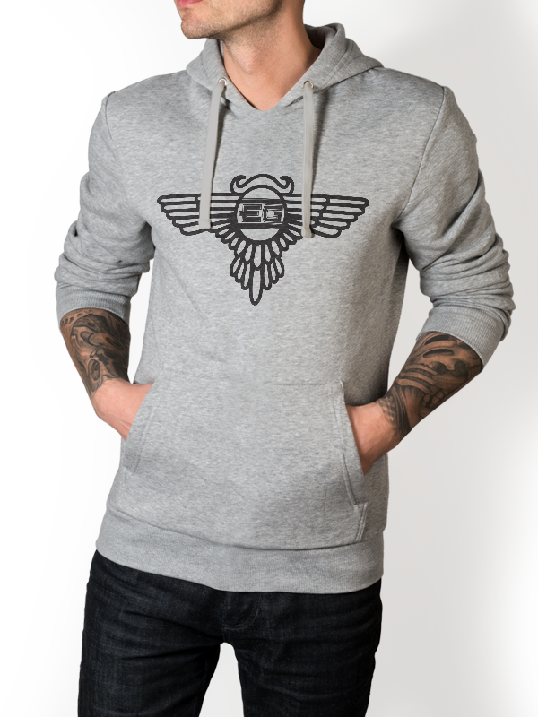 One Point Records /// EG /// Grey Hoodie